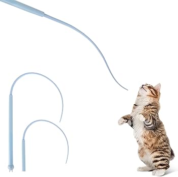 Amazon | 猫じゃらし 猫 おもちゃ 人気 ネズミのしっぽ 猫の玩具 鼠の